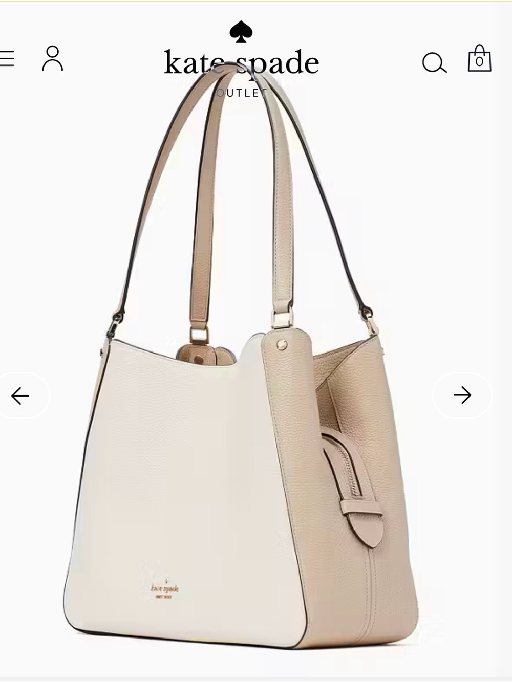 Kate Spade Leila Triple Compartment Shoulder Bag.